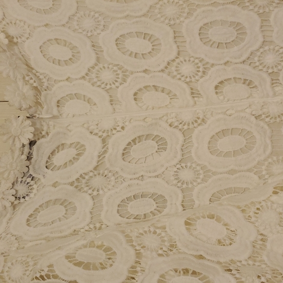 A VERY BEAUTIFUL LACE/PLEATED DRESS - Picture 6 of 6